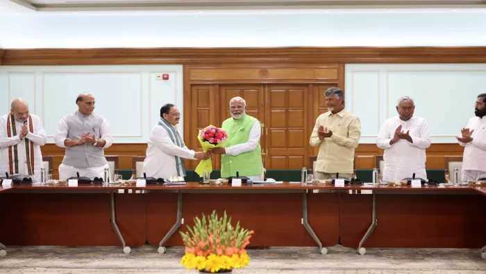 एनडीए की संसदीय बोर्ड की बैठक आज, सरकार बनाने का दावा पेश कर सकते हैं नरेंद्र मोदी